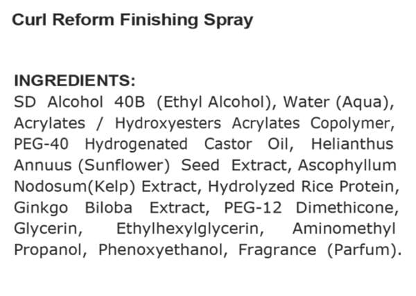 Christo NYC Curl Reform Finishing Spray (NEW) - Image 4